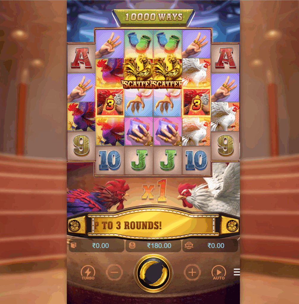 Diuwin Game Presents: Rooster Rumble – The Wildest Slot !插图1 DiuwinPG game Rooster Rumble promotional image