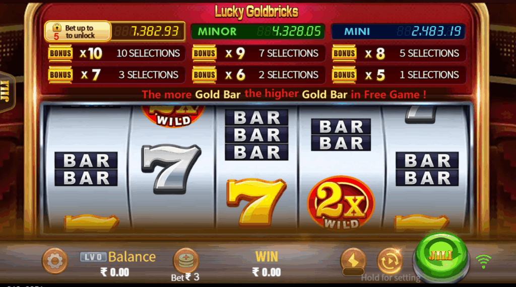 Diuwin: Feel the Thrill of Lucky Goldbricks’ Golden Wins!插图1 Diuwin